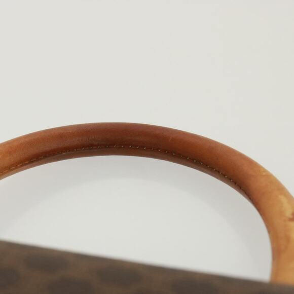 CELINE Macadam Canvas Hand Bag Pvc Brown - Picture 8 of 13